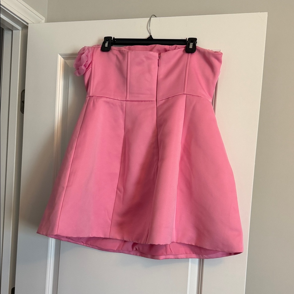Fashion Nova Pink Strapless Dress - Picture 2 of 4